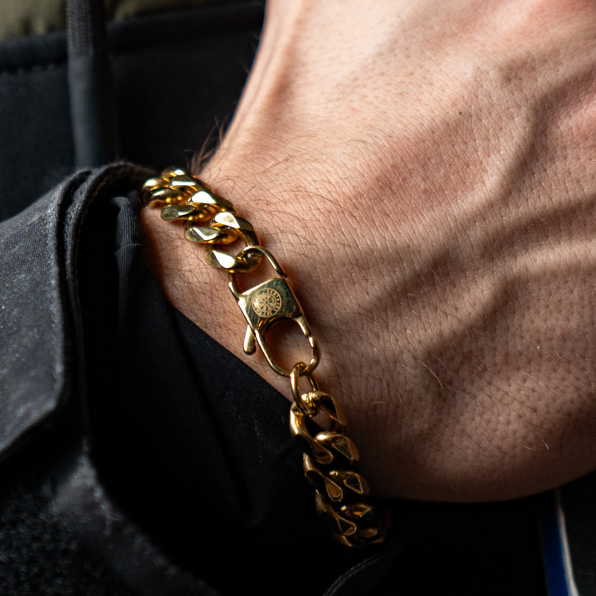 Sequence Oversize Armbånd Guld - S - 1905 Cm - Herre - Northern Legacy