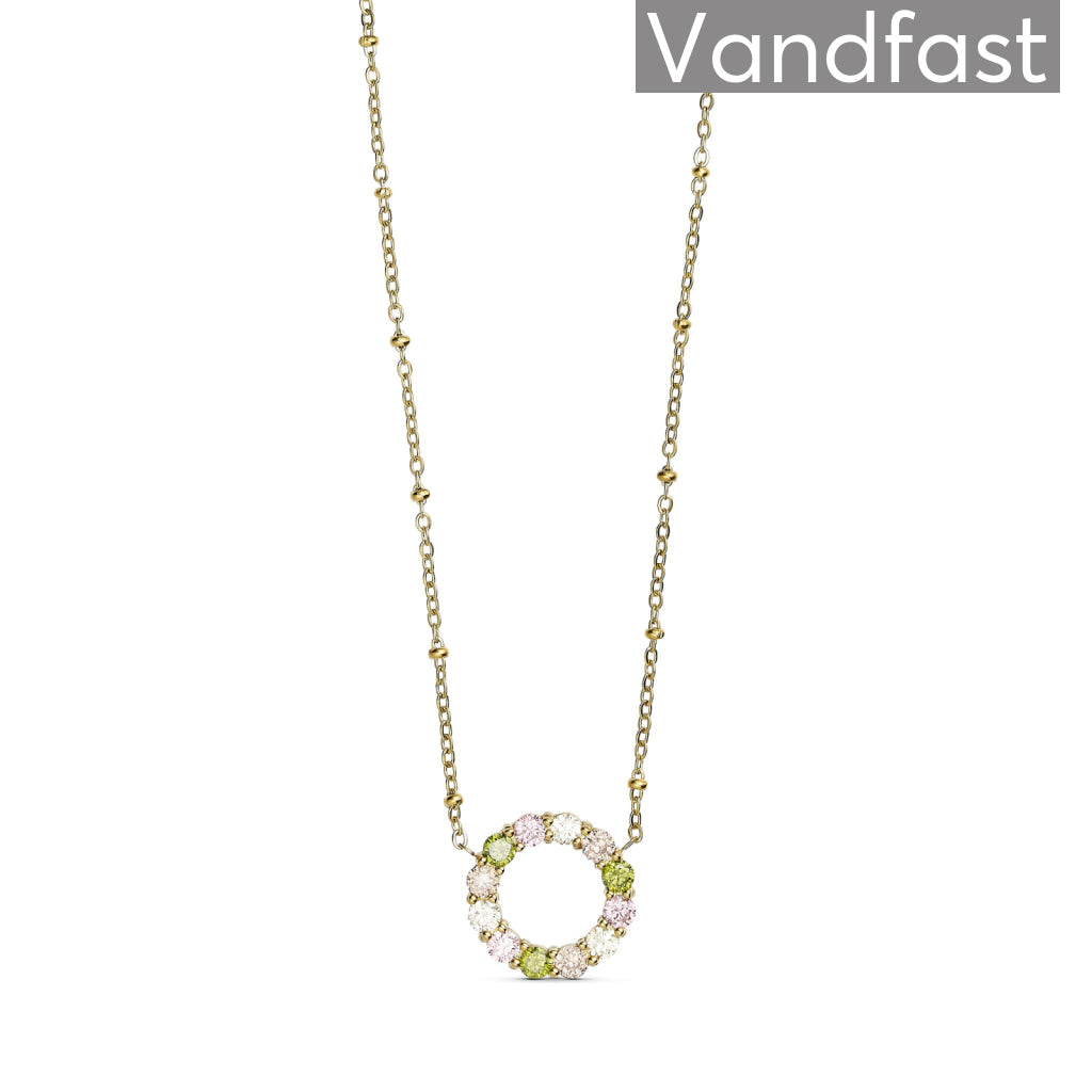 Annebrauner Big Circle Limited Edition Halskæde 18k Guldbelagt