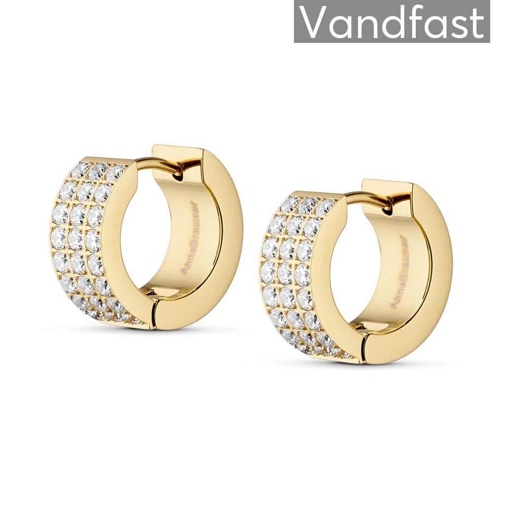 Annebrauner Creole Triple Line 18k Guldbelagt