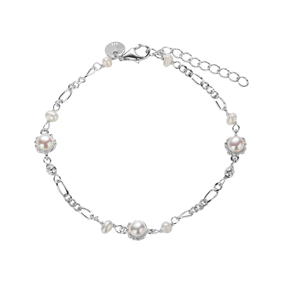Pearl Mila Bracelet Silver