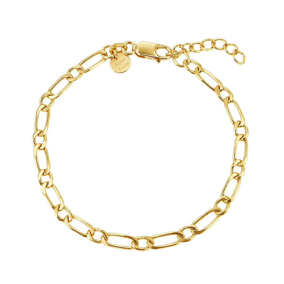 Figaro One Bracelet Golden
