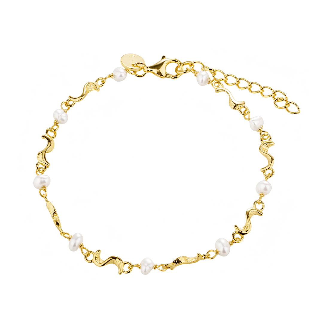 Rhumba Pearl Bracelet Golden